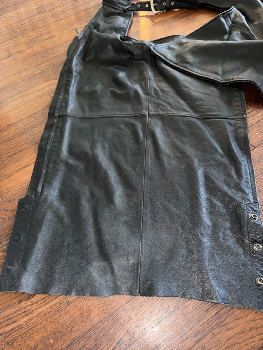 Harley-Davidson Black Leather Riding Jacket Panel - Picture 11 of 16
